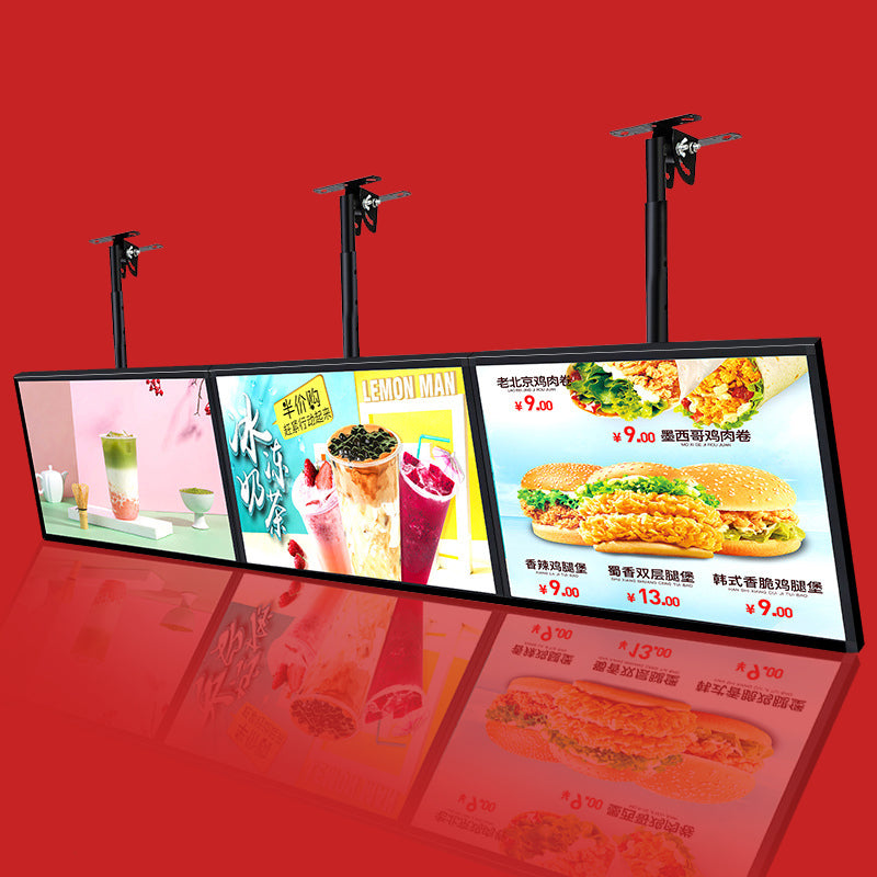 Slim magnetic panel aluminum frame restaurant menu led message advertising sign crystal advertising light boxes