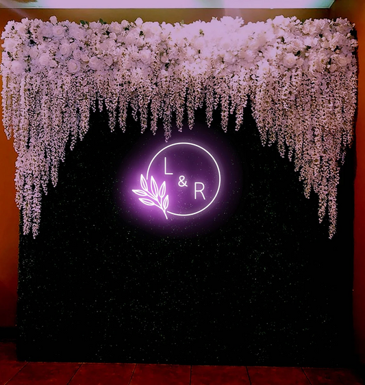 Eternal Glow: Custom Neon Names for Couples custom neon sign for wedding 1