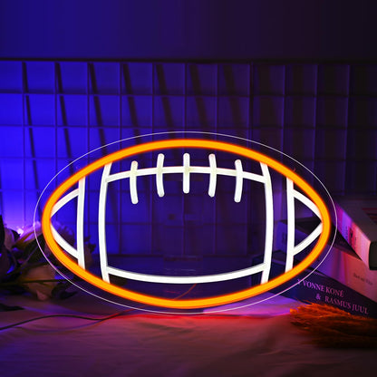 Football Neon Sign for home decor party decor