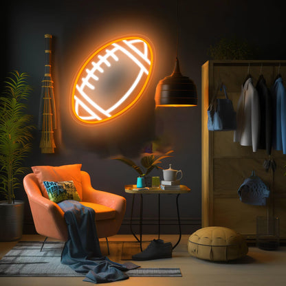 Football Neon Sign for home decor party decor 2