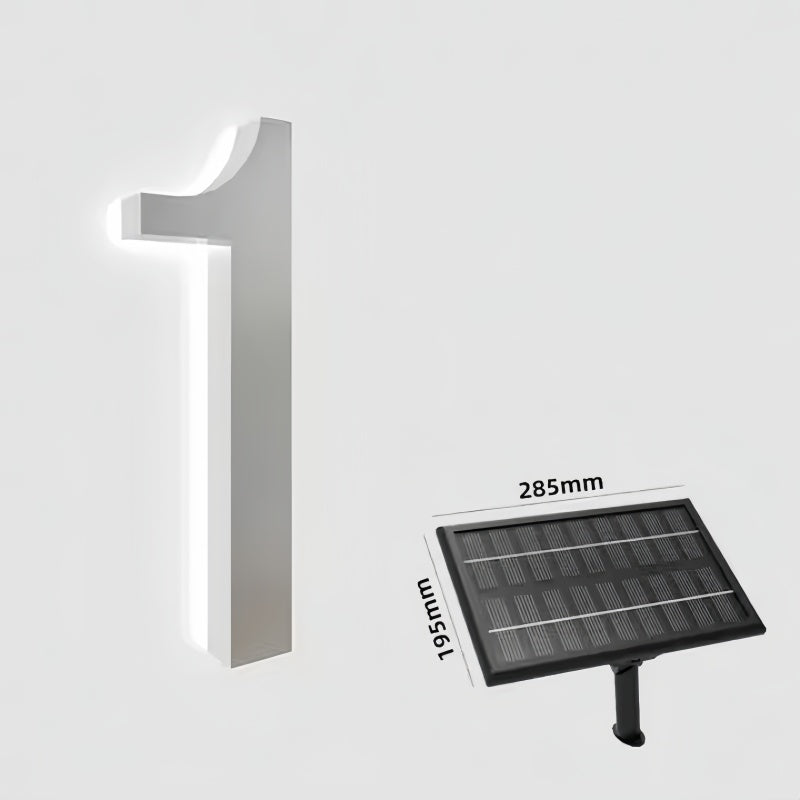 House Address Plaque For Outside Address Sign Numbers House Numbers Plaque Address Plaque For House Numbers Acrylic door sign Solar house number