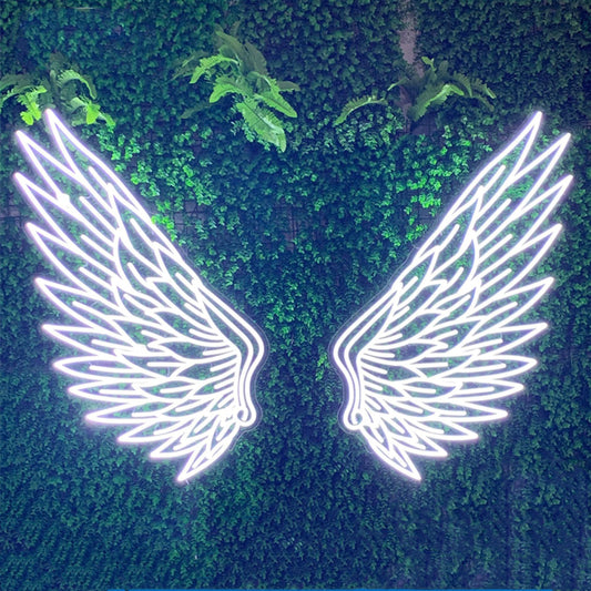 angel wings beautiful wings custom neon sign for home decor 1