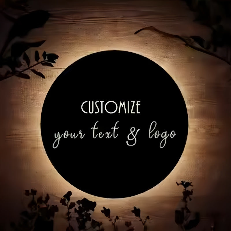custom size logo round light box  XingYi